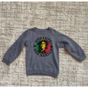 Bob Marley One Love Crewneck Sweatshirts Size 5T